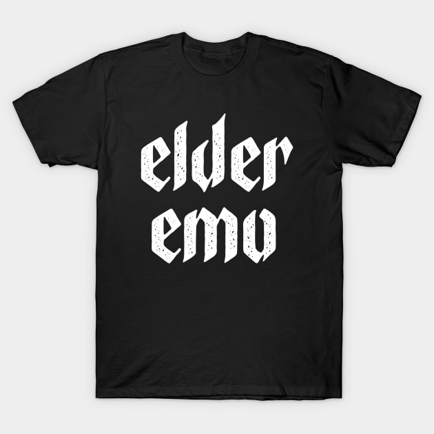 Elder Emo T-Shirt by HalfCat